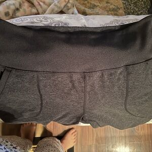 Gray marled leggings XL
